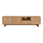 Jenfia mdf tv stand in natural shade 180x39x45.5cm - Слика 4