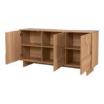 Jenfia mdf buffet in natural shade 150x39x75.5cm - Слика 3