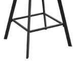 Bar stool Initiate fabric grey-black metal leg 48x56x98cm - Слика 6