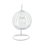 Swing Zafer pendant metal-pp-pillow in white color 106x103x200cm - Image 3