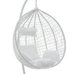 Swing Zafer pendant metal-pp-pillow in white color 106x103x200cm - Image 6