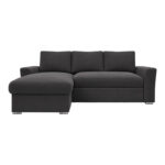 Βelle reversible corner sofa bed anthracite fabric 236x164x88cm - Слика 5