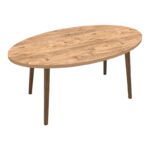 Coffee table Sartori oak with natural color 90x45x43cm - Image 2