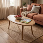 Coffee table Sartori oak with natural color 90x45x43cm