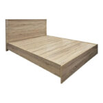 Bed with mattress Athos-Nemesis sonoma 160x200cm - Слика 2