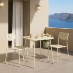 Moraja Deraby I set of 3 pieces cream metal 70x70x73cm