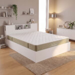 Bed with mattress Olympus Nemesis white 160x200cm