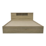 Bed with mattress Olympus Nemesis sonoma 160x200cm - Слика 3