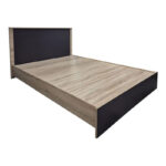 Athos Sonoma-Anthracite Bedroom Set with 3 Door Wardrobe and Dreamer Mattress 140x200cm 3 Piece Set - Image 2