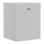 Laundry cabinet Bathy white 70x66x90cm - Слика 3