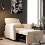 Armchair-bed Flexa beige fabric 85x92x84cm - Image 2
