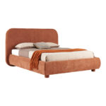 Bed Salena terracotta fabric 160x200cm - Слика 2