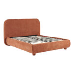 Bed Salena terracotta fabric 160x200cm - Слика 3