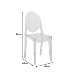Chair Narova PC clear 40x45x92cm - Image 6