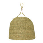 Ceiling luminaire Lamper Inart natural straw D34x179cm