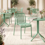 Armchair Zoi stackable mint PP 54x57.5x79cm