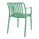 Armchair Zoi stackable mint PP 54x57.5x79cm - Слика 3