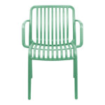 Armchair Zoi stackable mint PP 54x57.5x79cm - Слика 5