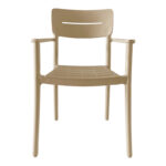 Armchair Pilma cappuccino PP 57x54x82cm - Слика 4