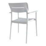 Armchair Pilma white PP 57x54x82cm - Слика 2