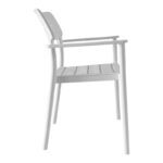 Armchair Pilma white PP 57x54x82cm - Слика 3
