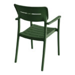 Armchair Pilma dark green PP 57x54x82cm - Слика 2