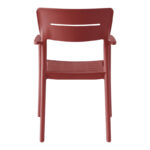 Armchair Pilma burgundy red PP 57x54x82cm - Слика 5