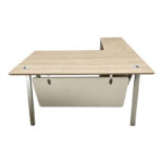 Professional reversible work desk Stark corner in oak-beige shade 140x70x75 cm - Image 3