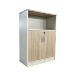 Low office cabinet professional Stark in oak-beige shade 80x40x120cm - Слика 2