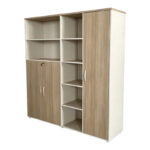 Office bookcase Stark in oak-beige shade 160x40x200cm - Слика 3