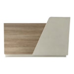 Reception desk Stark in oak-beige shade 180x60x105cm - Слика 3