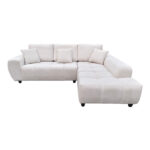 Left corner sofa Londe beige fabric 273x211x92cm - Слика 3