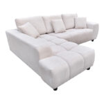Right corner sofa Londe beige fabric 273x211x92cm - Image 4