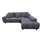 Left corner sofa Londe grey fabric 273x211x92cm - Слика 3
