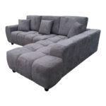 Left corner sofa Londe grey fabric 273x211x92cm - Слика 4