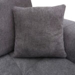 Left corner sofa Londe grey fabric 273x211x92cm - Слика 6