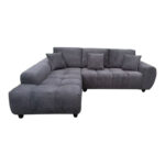 Right corner sofa Londe grey fabric 273x211x92cm - Слика 3