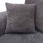 Right corner sofa Londe grey fabric 273x211x92cm - Слика 6