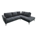 Left corner sofa Belanza anthracite fabric 265x213x90cm - Слика 2