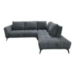 Left corner sofa Belanza anthracite fabric 265x213x90cm - Слика 3