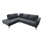 Right corner sofa Belanza anthracite fabric 265x213x90cm - Слика 2