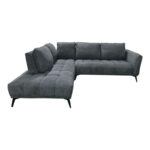 Right corner sofa Belanza anthracite fabric 265x213x90cm - Слика 3