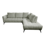 Left corner sofa Belanza grey beige fabric 265x213x90cm - Слика 3