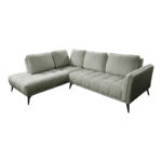 Right corner sofa Belanza grey beige fabric 265x213x90cm - Слика 2