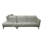 Right corner sofa Belanza grey beige fabric 265x213x90cm - Слика 5