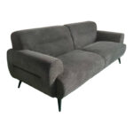 3-seater sofa Anbola anthracite fabric 213x87x80cm - Слика 2