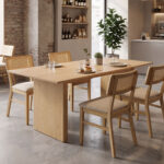 Table Eleganza sonoma MDF 180x99x75.8cm