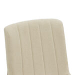 Chair Dalby ecru fabric walnut rubberwood 50x45x85.5cm - Слика 6