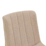 Chair Dalby beige fabric sonoma rubberwood 50x45x85.5cm - Слика 6