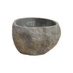 Lavello countertop washbasin grey stone D30x25cm - Слика 2